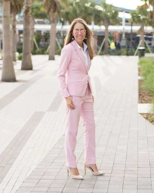 Shoes with sales pink suit